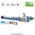 wood plastic extruder for make pvc wpc door panel ,wpc profile machine line /construction machinery